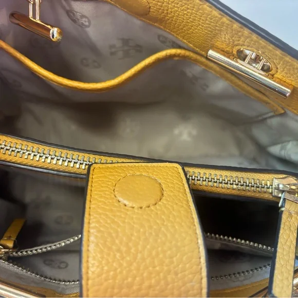 Tory Burch Mustard Yellow Shoulder Bag with crossbody strap and Wallet - Picture 7 of 16
